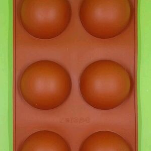 3 Pack Half Sphere Ball Silicone Cake Mold 6 Hole Muffin Chocolate Baking Mold